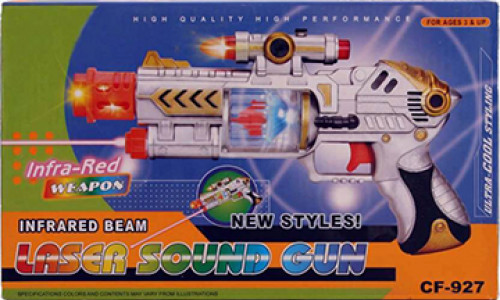 Infrared Beam Laser Gun with Attractive Lights And Sound Guns & Darts (Multicolor)
