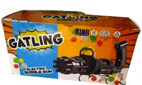 Machine Bubble Gun Toys for Kids, Toddler, Green (B)