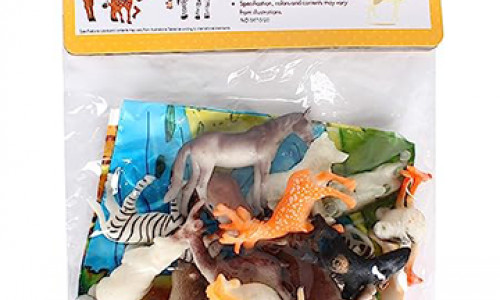 Animal Kingdom - Zoo Wild Animals Figures Set for Kids