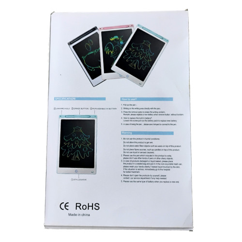 8.5 Inch LCD Panel Colorful Writing Tablet (Black)