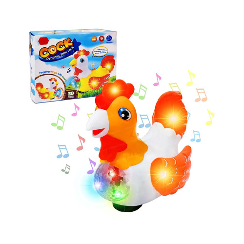 3D Dynamic Little Cock Wih Music & Light (Lumo)