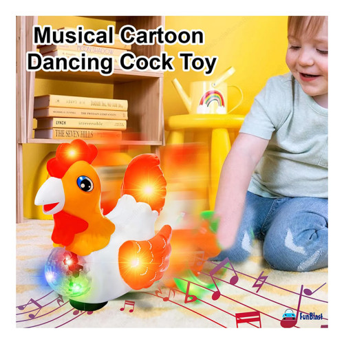 3D Dynamic Little Cock Wih Music & Light (Lumo)