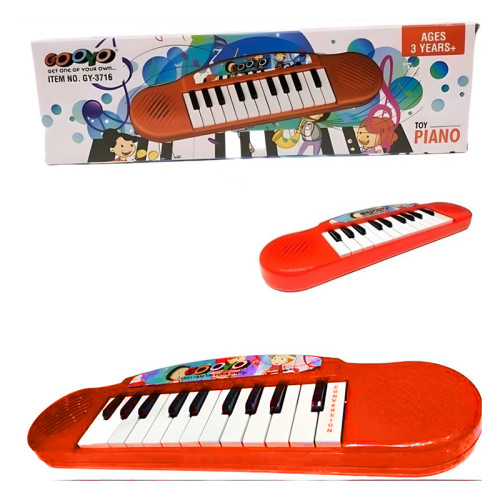 Piano Portable Keyboard Musical (Orange)