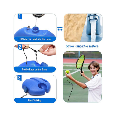 Training Tennis Rebounce Ball Solo Practice