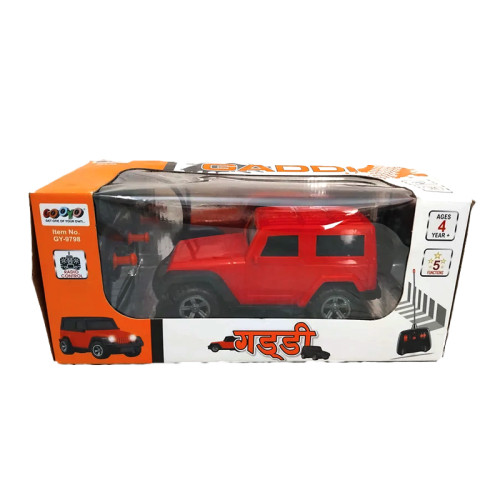 GOOYO Remote control Gaddi musical car ( Red )