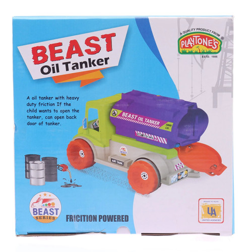 Beast Oil Tanker with Friction Power for Kids Big Size