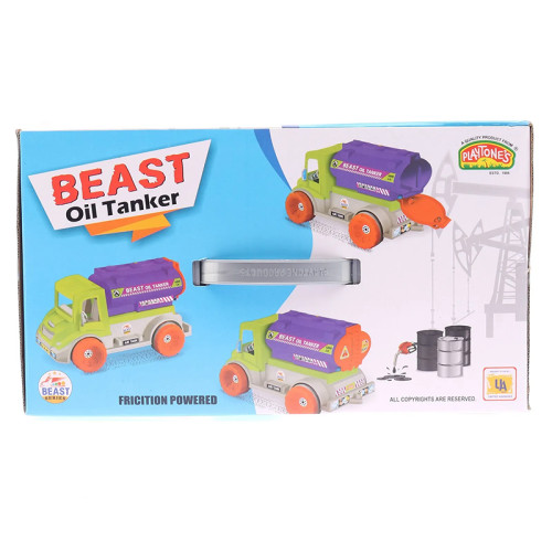 Beast Oil Tanker with Friction Power for Kids Big Size