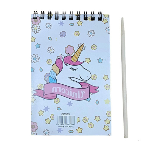 Unicorn Secret Garden Scratch Paper Art Book (small)