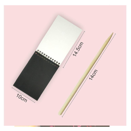 Unicorn Secret Garden Scratch Paper Art Book (small)