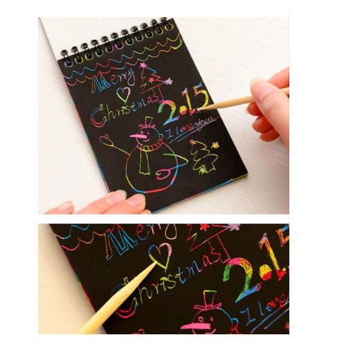 Unicorn Secret Garden Scratch Paper Art Book (small)