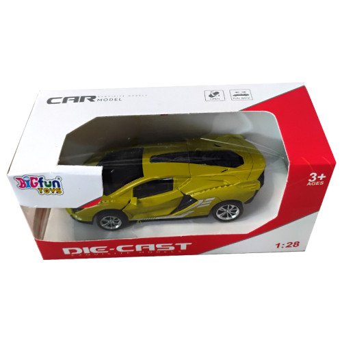 1:28 Diecast Pull Back Green (Bigfun)
