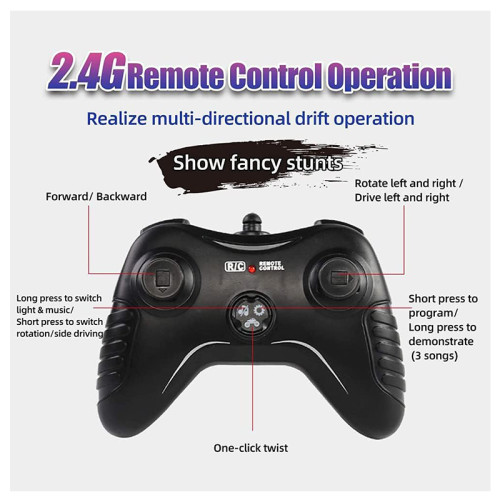 Twisted Car Remote Control Vehicle (Pink)