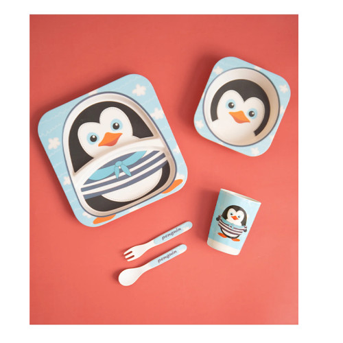 Eco Penguin Dinner set