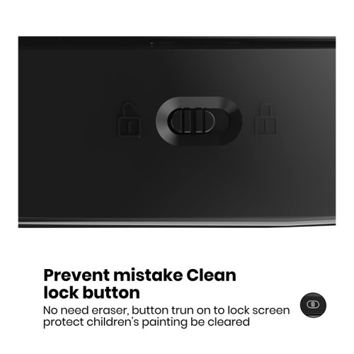 LCD writing tablet (Black)