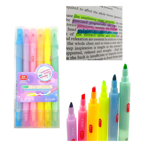 Highlighter pen Set of 6