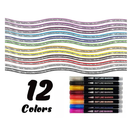 Outline Pen Set of 12