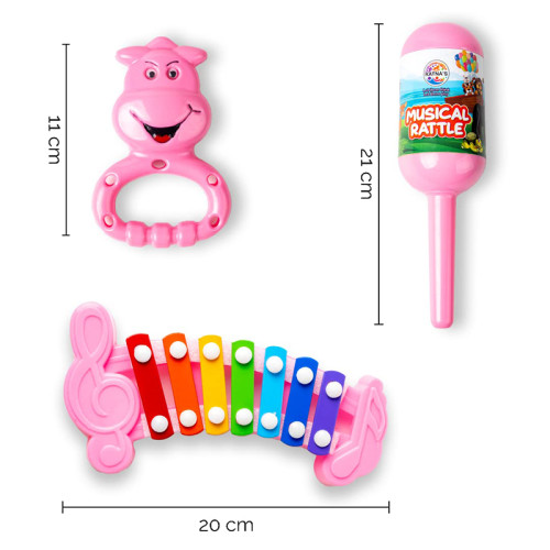 Ratnas Baby Touch Musical Masti (Pink)