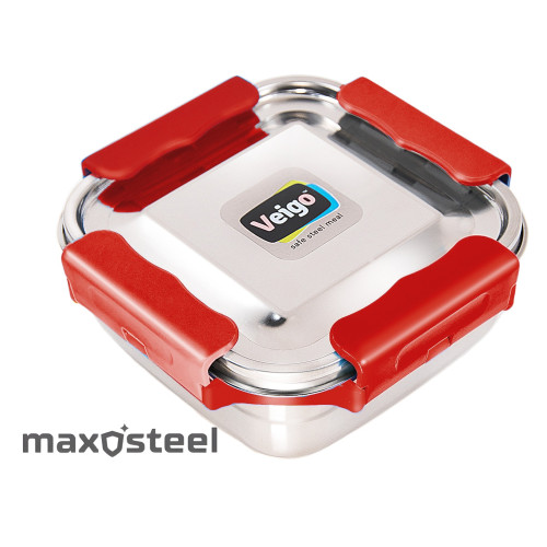 Veigo Medium MaxoSteel Stainless Steel Lunch Box