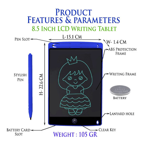 LCD Writing Tablet (Blue)