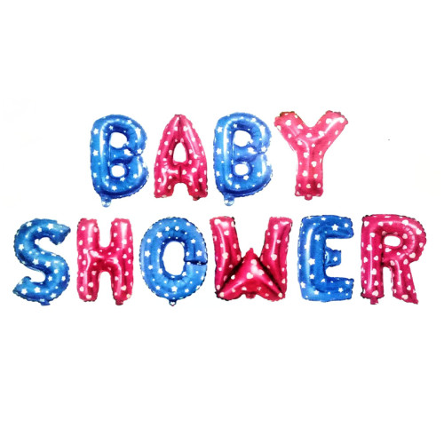 Baby shower kit with bottle Foil balloons