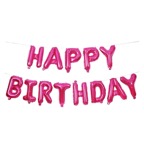 Happy Birthday Decoration Kit set Pink