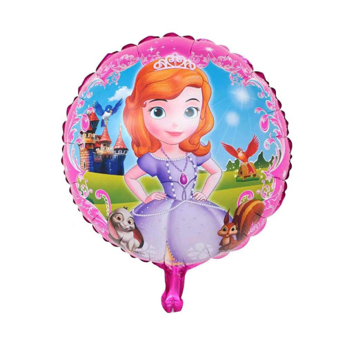 Princess Sofia theme 5 pc Foil Balloon Set
