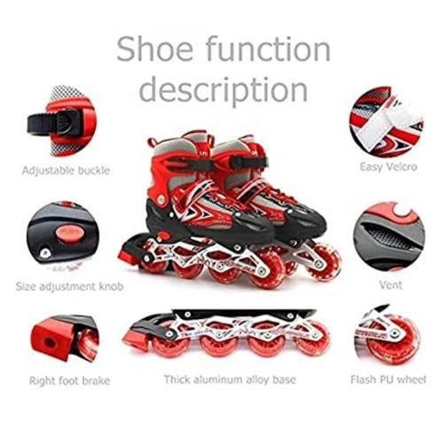 Red Linear Skate