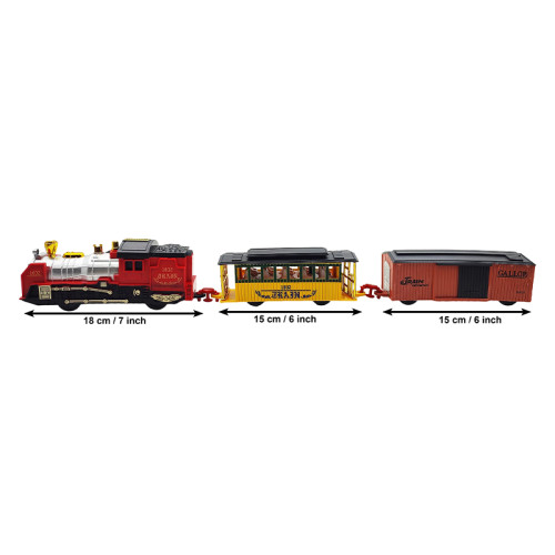 Musical Classic Train World Toy Train Track Set for Kids