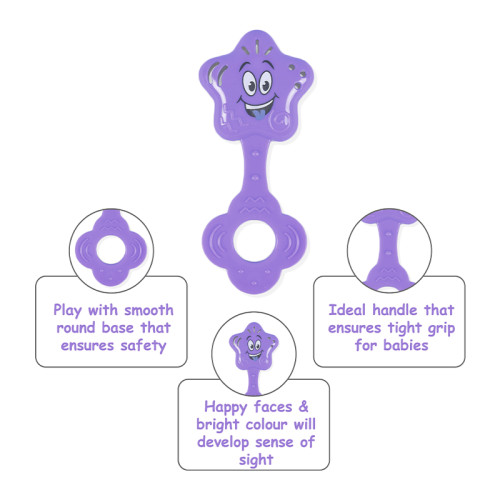 Poppins Rattles Set (Blue)