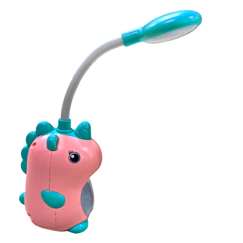 Dinosaur Rechargeable ABS Plastic Table Top Desk Led Lamp (Blue)