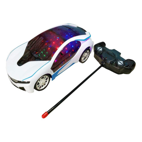 3D Famous Remoat Control Car White