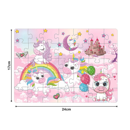 4 In 1 Unicorn Kingdom Jigsaw Puzzle