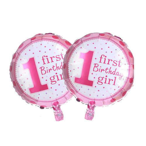 1st Baby girl balloon combo (Pink)