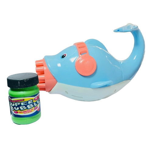Dolphin Bubble Machine Gun Toys (Blue)