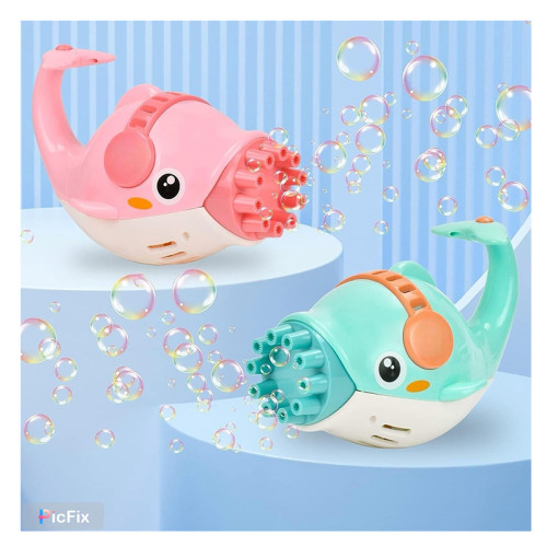 Dolphin Bubble Machine Gun Toys (Blue)