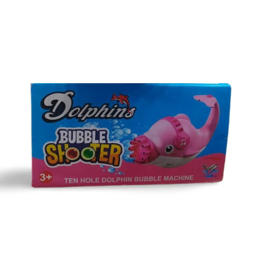 Dolphin Bubble Machine Gun Toys (Blue)