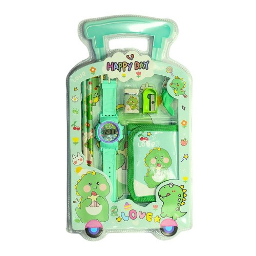 Happy day Watch Pencil Set (Green)