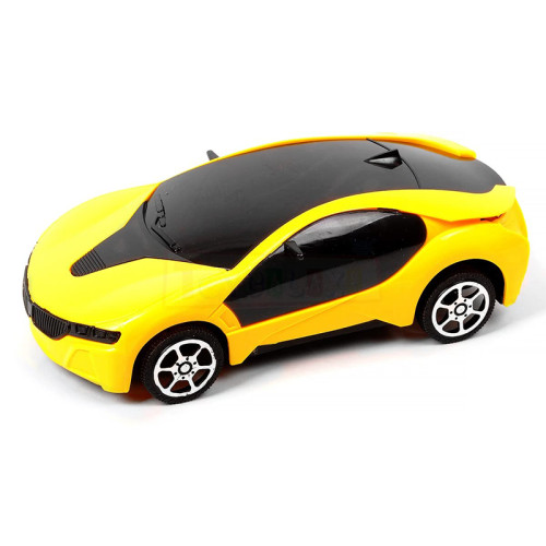 3D Famous car remote control (Yellow)