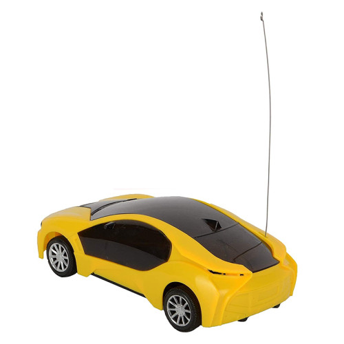 3D Famous car remote control (Yellow)