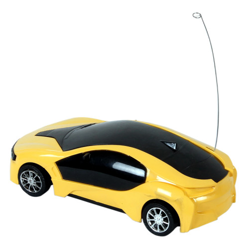 3D Famous car remote control (Yellow)