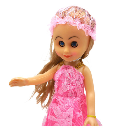 I love you happy Time Barbie Doll (Pink)