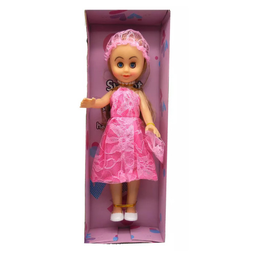 I love you happy Time Barbie Doll (Pink)