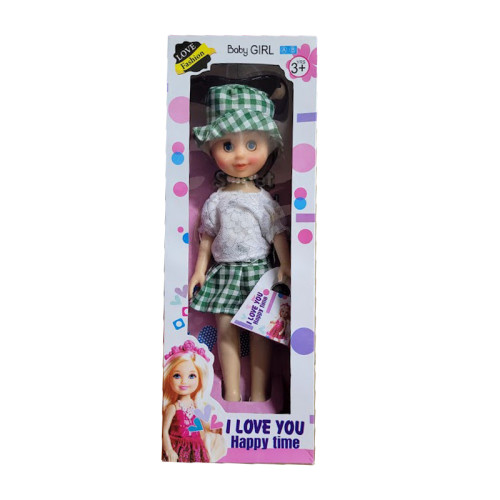 I love you happy Time Barbie Doll (Green)