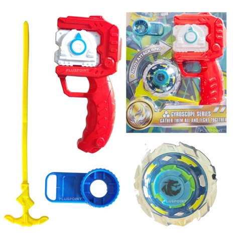 Beyblade Battling Top Launcher Burst Grip Toy Blade Set Gyro Blades (Red)