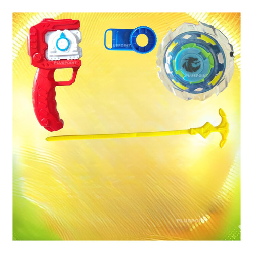 Beyblade Battling Top Launcher Burst Grip Toy Blade Set Gyro Blades (Red)