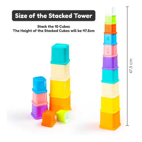 Build Up Cubes (Multicolor)
