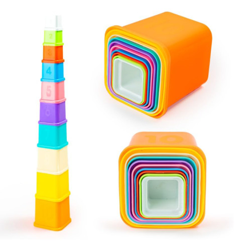 Build Up Cubes (Multicolor)