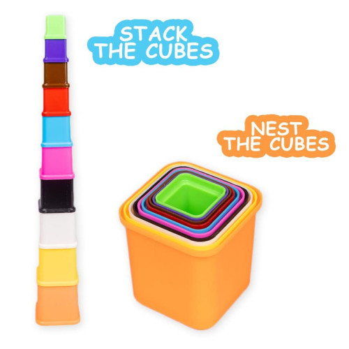 Build Up Cubes (Multicolor)