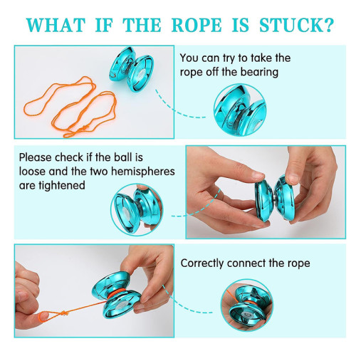 High Speed Metal YoYo (Sky Blue)