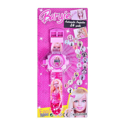 Barbie automatic projector watch (Pink)